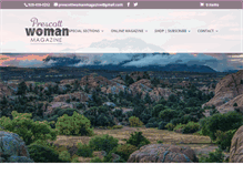 Tablet Screenshot of prescottwomanmagazine.com